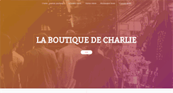 Desktop Screenshot of charlie-boutique.fr